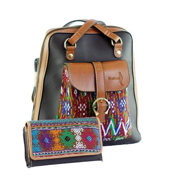 mexican leather backpack